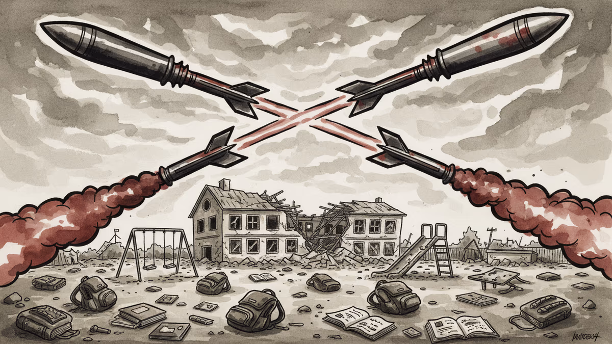 Iran-Israel Missile Exchange Escalates as Civilian Sites Hit