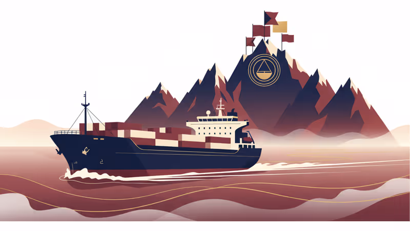 A silhouette of a leader and a map of the Middle East in the background.