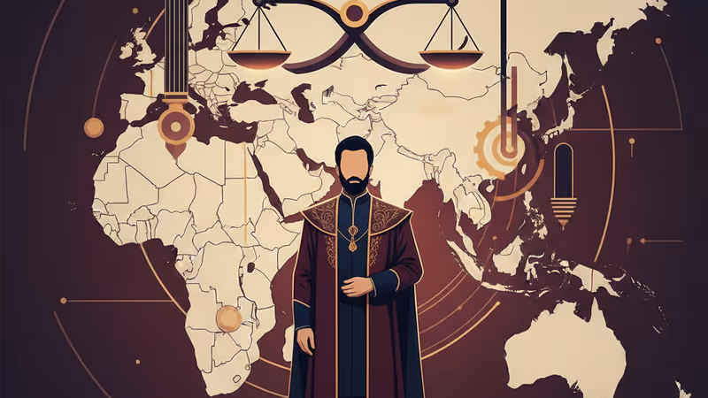 伊朗與以色列地圖上的地緣政治棋子與皇冠象徵