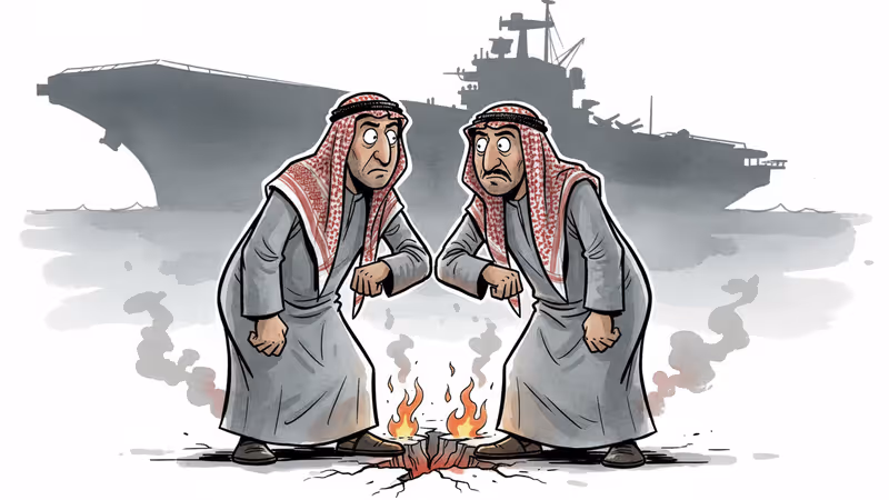 이란-사우디 전화 통화, 미국 항모 배치 속 중동 긴장 완화 신호