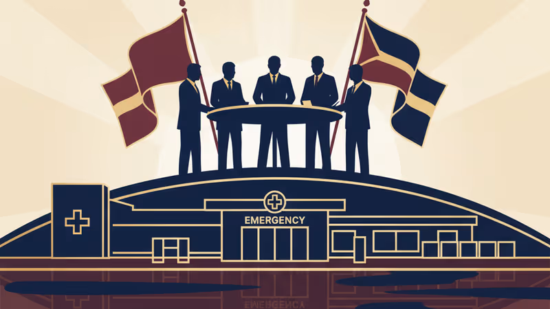 緊迫した雰囲気が漂うテヘランの病院内部の様子