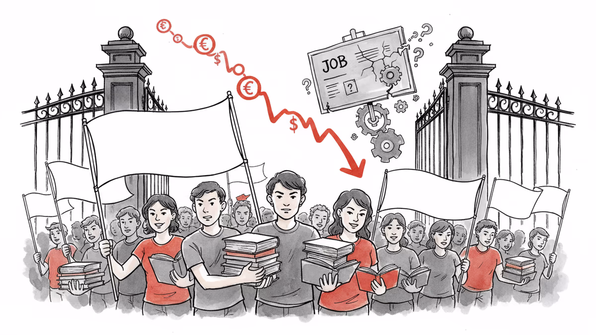 이란 학생시위 이틀째, 경제위기가 부른 분노