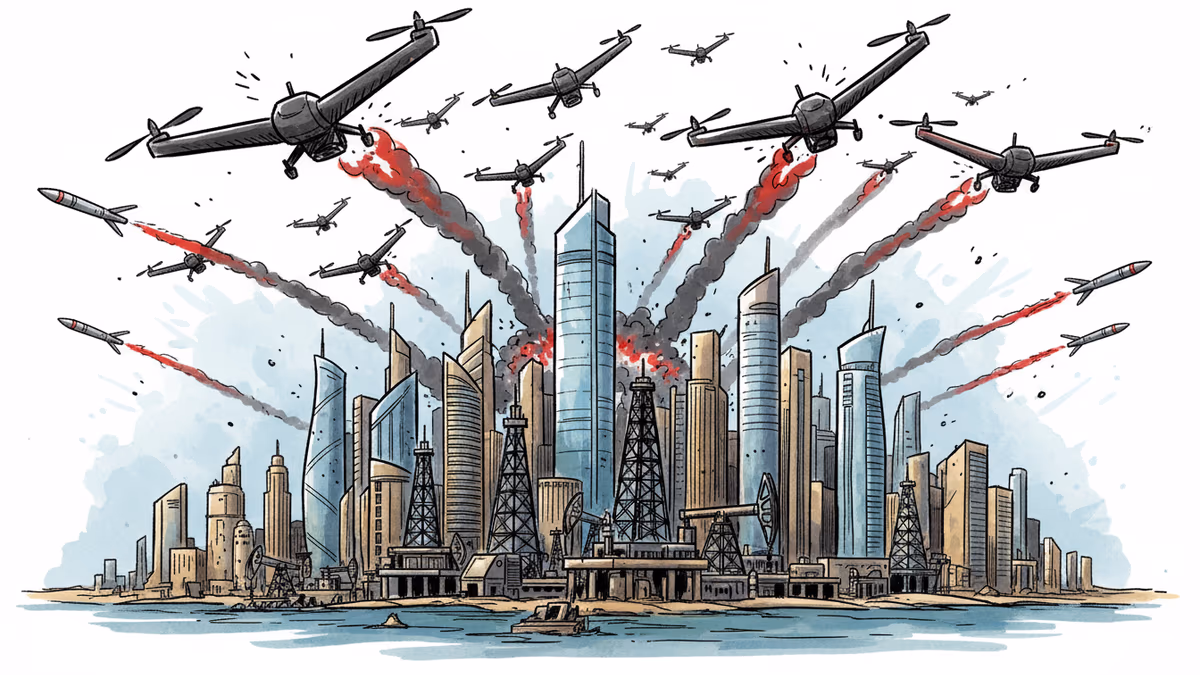 Iran's War Expands Across Gulf as Neutral Nations Face Attack