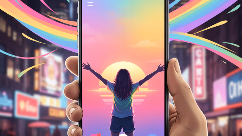 ニューヨークの街中を歩くノース・ウェストのイメージ