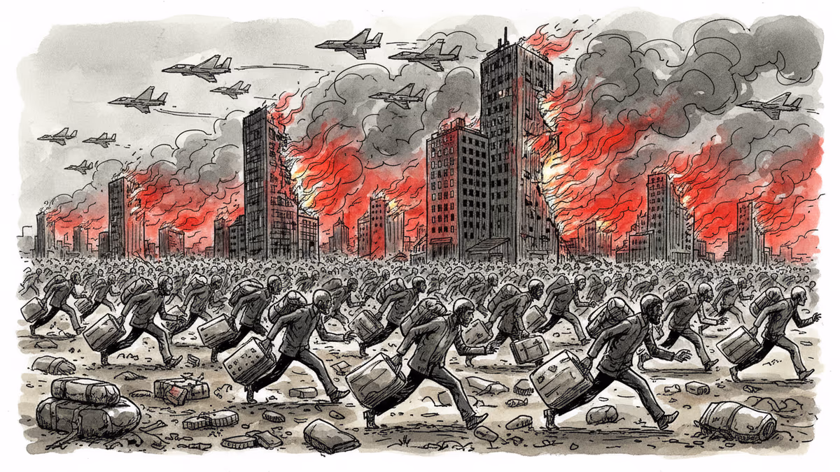 베이루트에 '가자화' 경고한 이스라엘, 40만명 강제 대피령