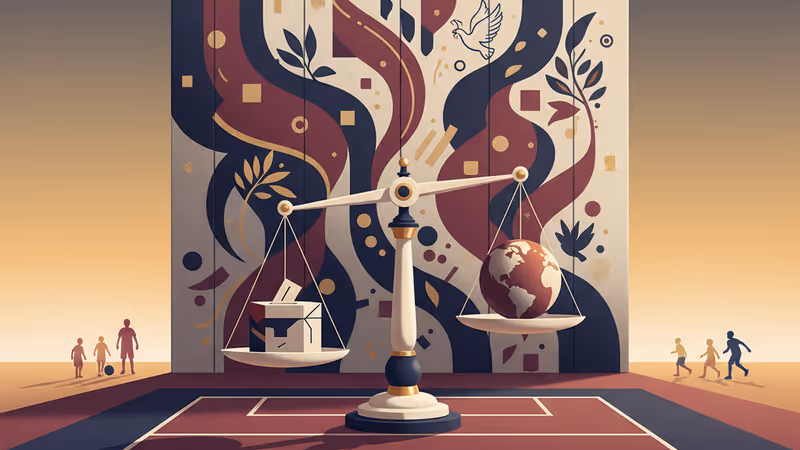 The Aida Youth Centre football pitch next to the West Bank security barrier