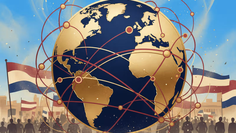 Protesters waving flags at Mogadishu Stadium in Somalia