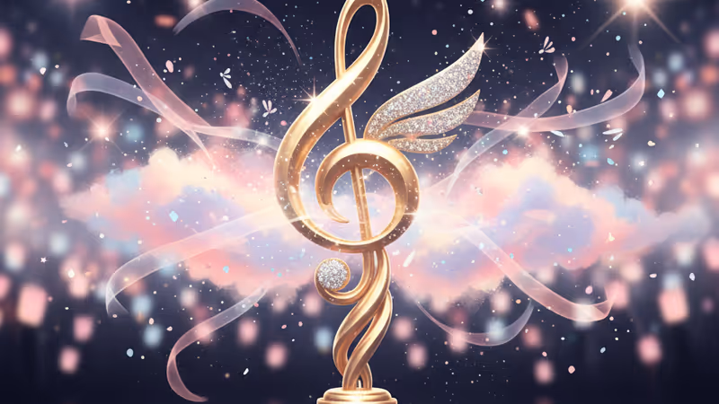 2025 APAN 스타 어워즈 트로피 모습