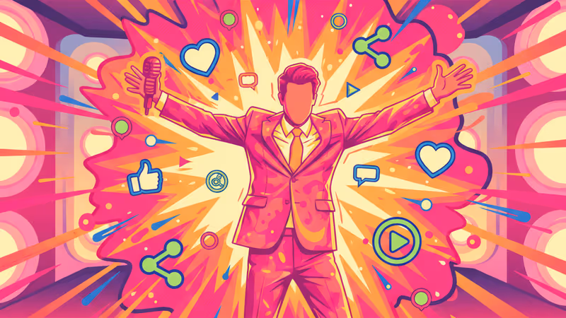 Jack Black singing during a movie press interview