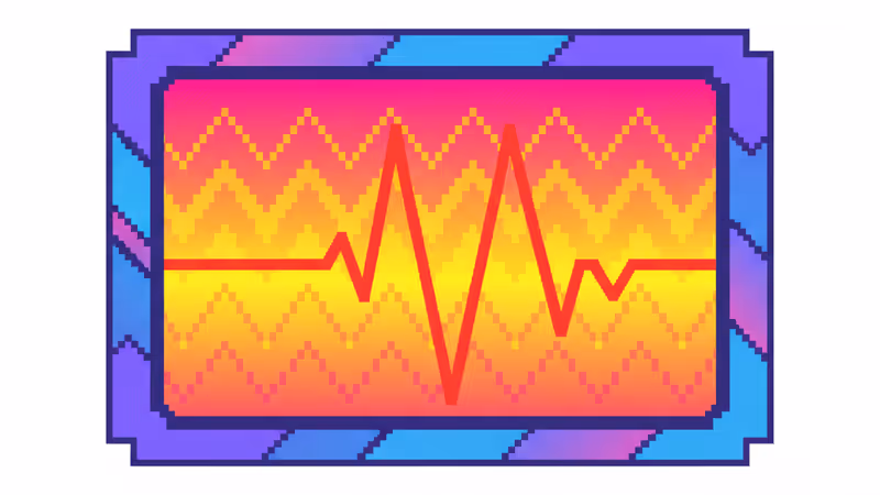 ブラジルの国旗がかすかに見える、静かな病院の廊下の風景