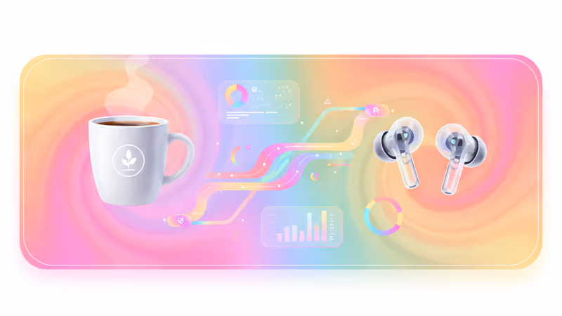 數位介面對比果醬與起司的數據化圖像