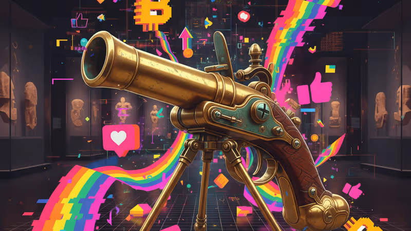 18世紀帕克機關槍及其獨特的方形子彈示意圖