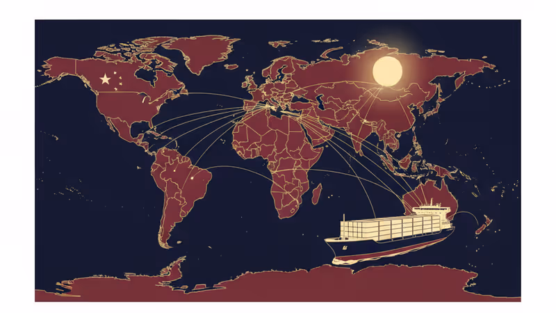 東京の港に積み上げられた色とりどりのコンテナ群