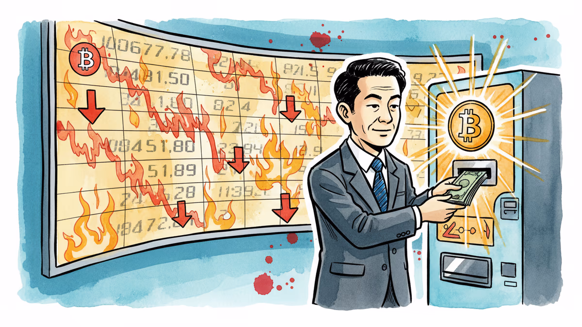 닛케이 폭락하자 비트코인 샀다 — 일본 투자자들의 선택