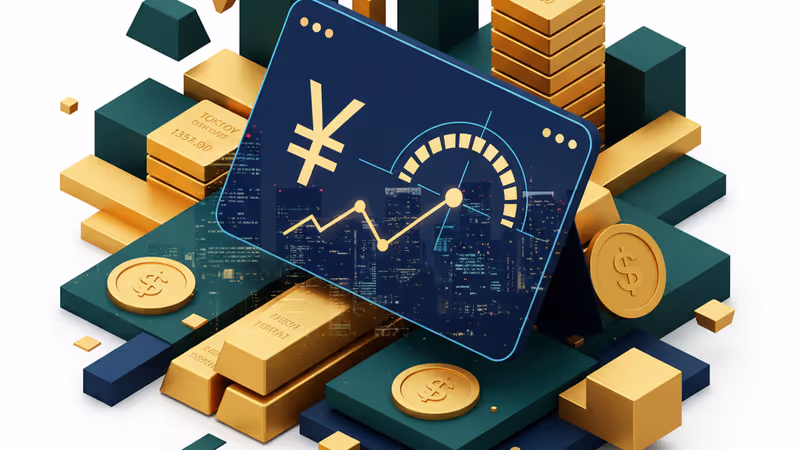 Graph showing Japan's fiscal surplus target and PM Takaichi