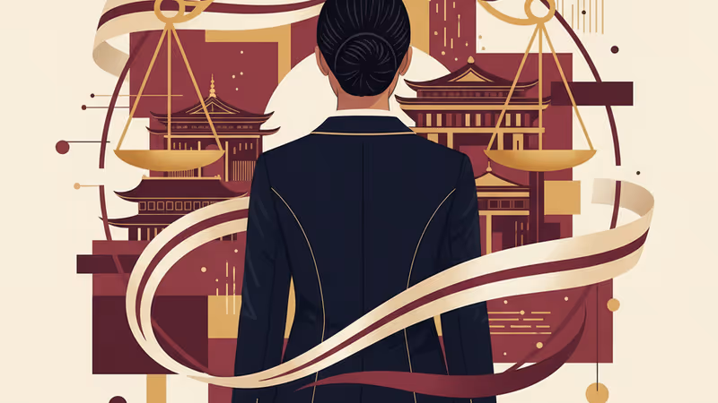 Japanese PM Sanae Takaichi working at her desk, symbolizing the upcoming election decision.