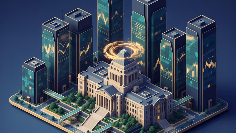 폭풍전야의 일본 국회의사당 건물 전경