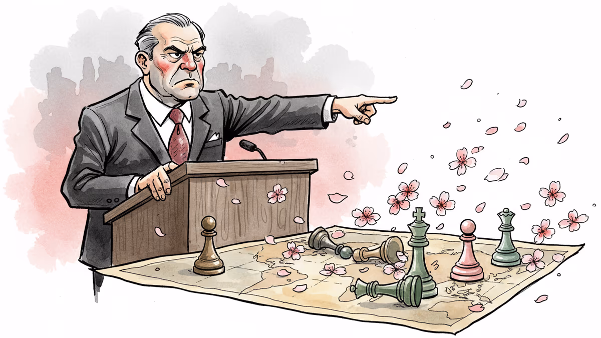 Japan's New PM Draws Hard Line Against China in Landmark Speech