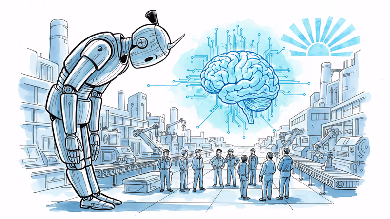 일본 로봇 거인들이 뒤늦게 깨달은 것