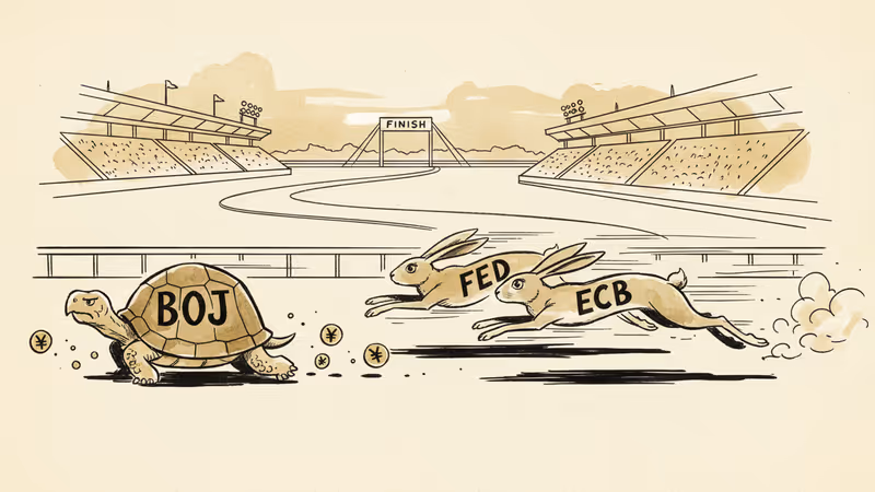 일본은행의 느린 긴축, 엔화 약세의 숨은 원인일까