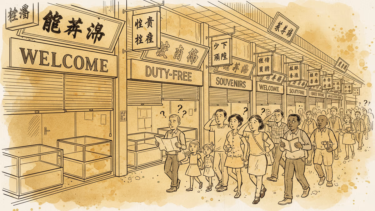 중국인 관광객 없는 일본, 4년 만에 첫 감소