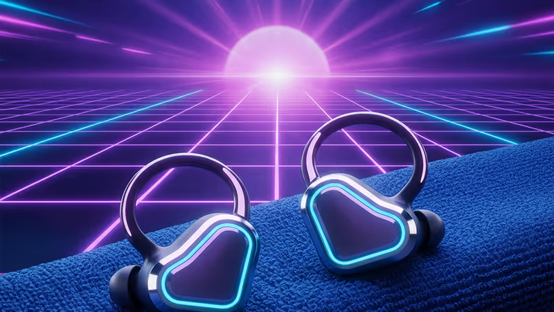 JBL의 새로운 스포츠용 오픈형 이어폰의 세련된 디자인