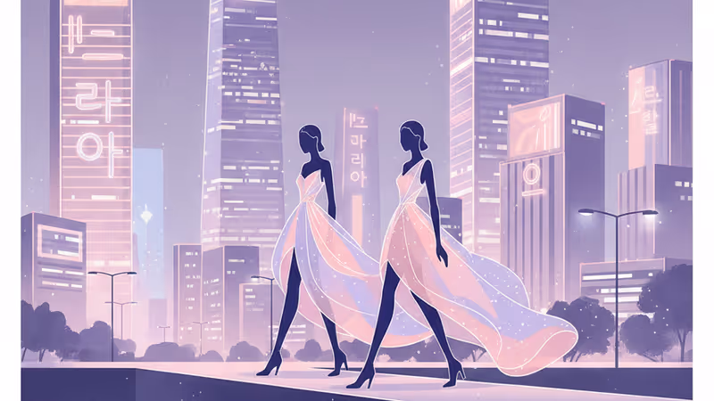 メゾン・マルジェラのドレスを着用したジェニーとキム・カーダシアンの比較画像