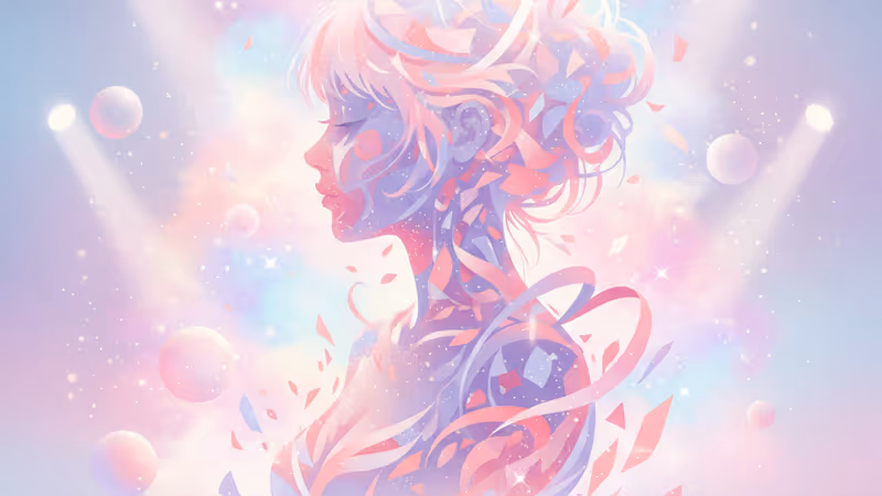 Jennie's artistic silhouette in a gallery setting