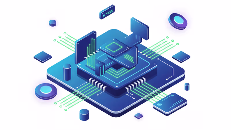 Futuristic abstract visualization of NVIDIA's next-gen AI architecture.