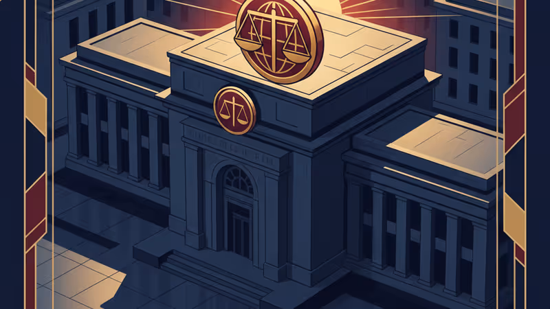 External view of the Federal Reserve building in Washington D.C.