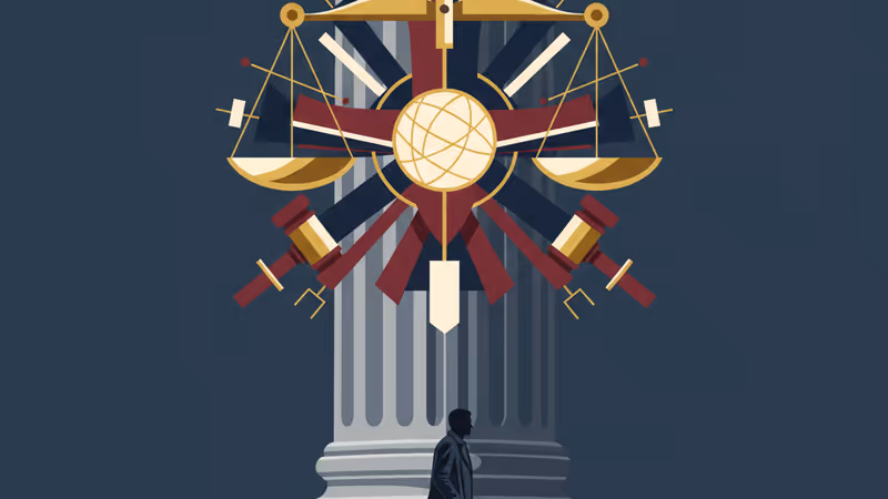 美國聯準會標誌旁的法槌與金融曲線圖