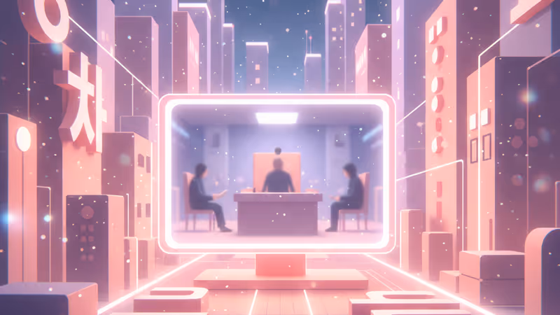 드라마 '더 저지 리턴즈'의 법정 세트장 전경