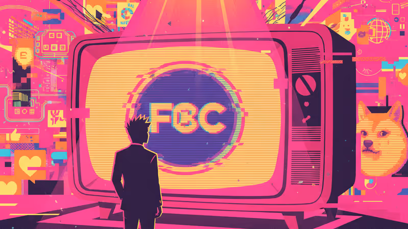 Jimmy Kimmel and FCC Chair Brendan Carr face-off illustration