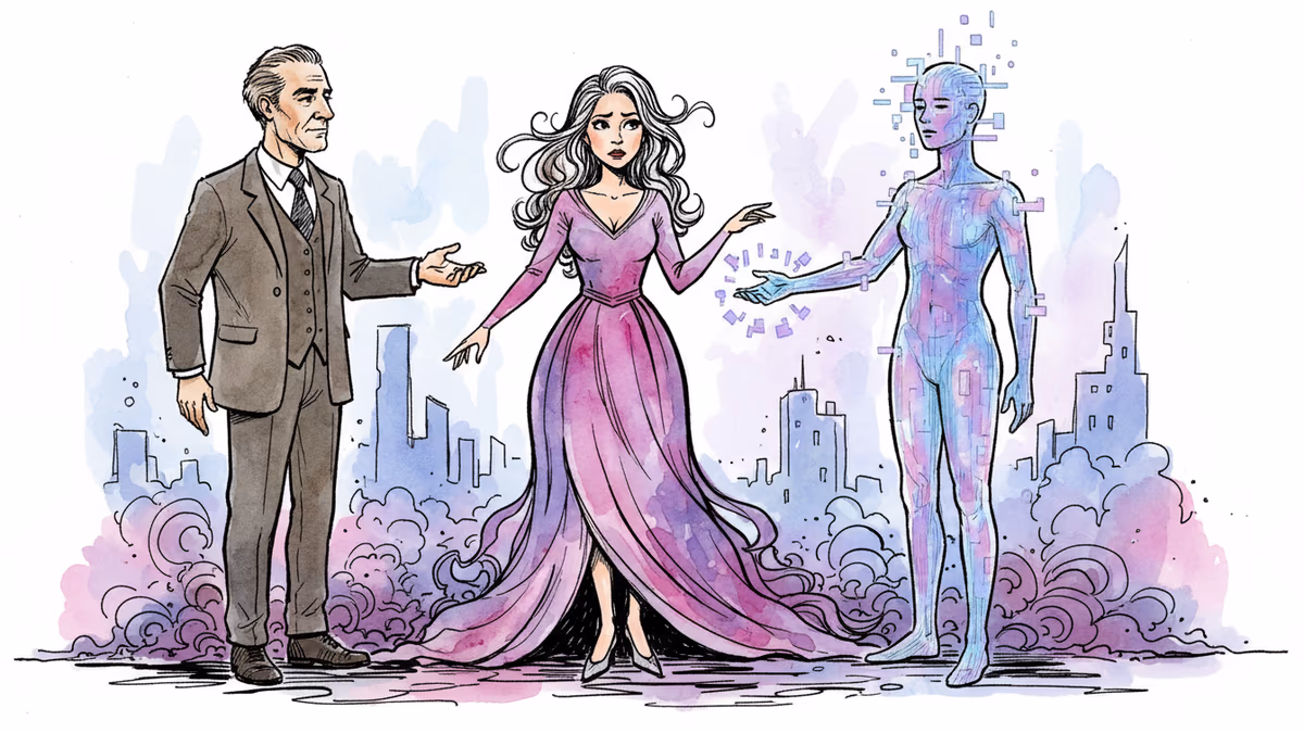 지수의 선택, 진짜 남자친구 vs AI 남자친구