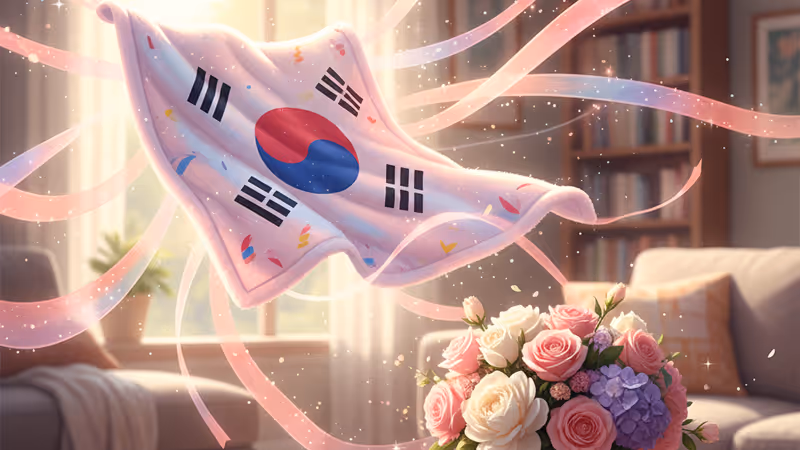 赤ちゃんの靴が置かれた温かみのある部屋の風景