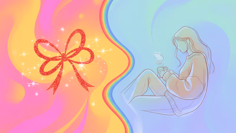 화려한 무대 의상과 일상복을 입은 조조 시와의 모습