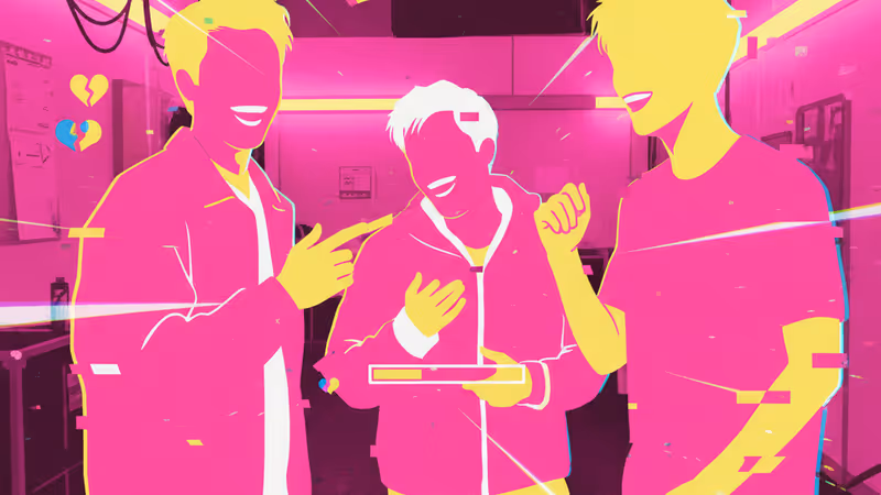 ゴールデングローブ賞の舞台裏でポーズをとるジョシュアと俳優たち