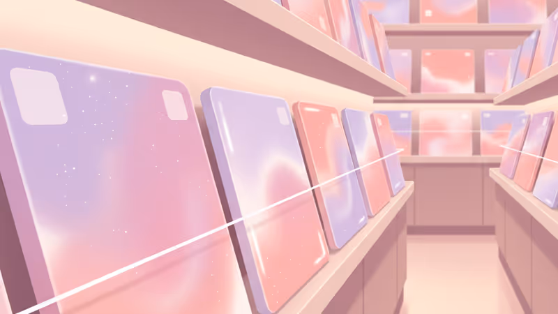 韓國首爾唱片行內琳瑯滿目的 K-pop 專輯陳列