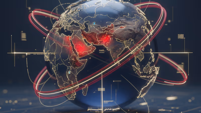 阿富汗喀布爾街頭背景與中國大使館標誌的結合圖