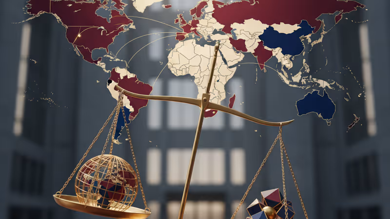 뇌물 수수 의혹과 정당 탈당을 상징하는 저울 이미지