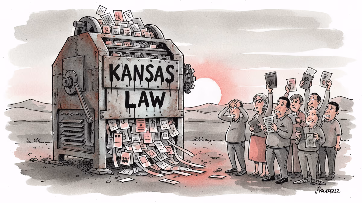 캔자스주의 극단적 선택, 트랜스젠더 신분증을 무효화하다