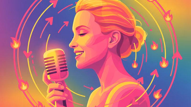 Kate Hudson and Hugh Jackman performing together in Song Sung Blue