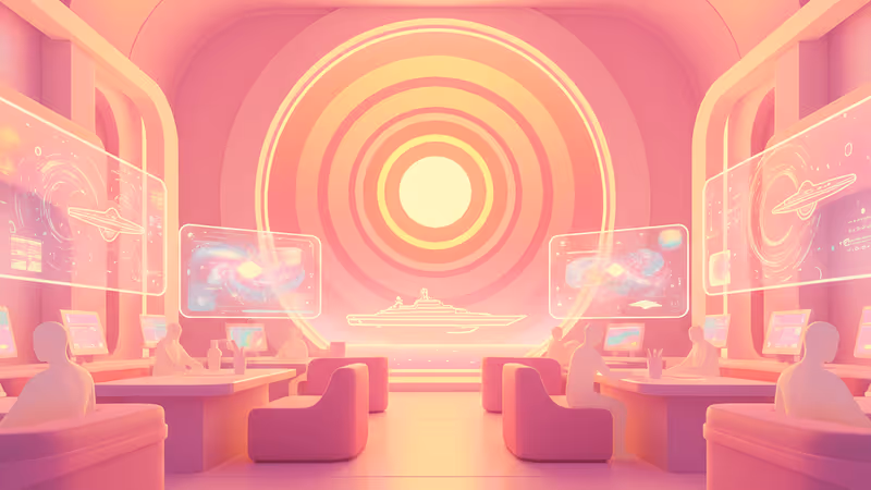 A futuristic production office symbolizing a new dawn for Lucasfilm