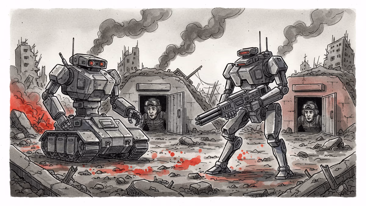 烏克蘭戰場武裝機器人實戰，人類首次「機器人戰爭」正在發生