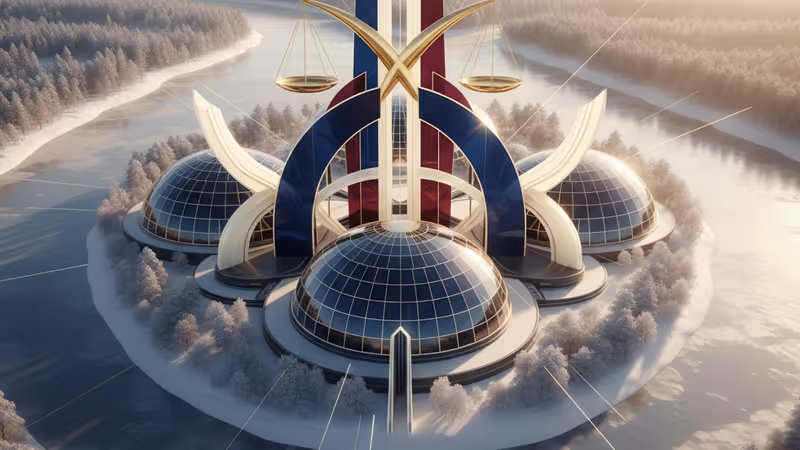 Aerial view of the massive greenhouse complex under construction in Sinuiju