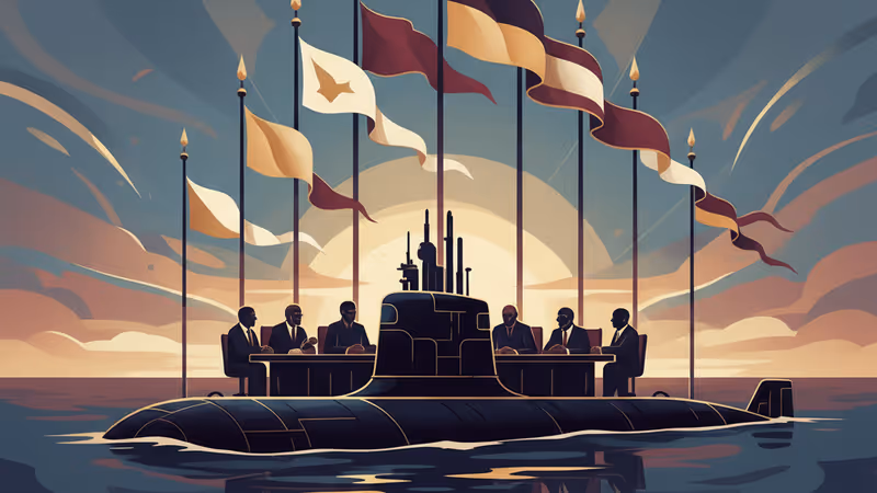 金正恩氏、韓国の原潜計画を「不安定化を悪化させる」と警告。新型8,700トン級潜水艦を公開