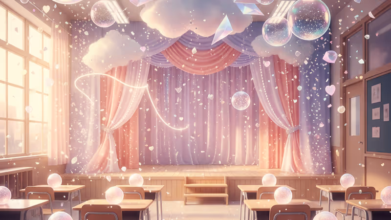 시골 초등학교의 따뜻한 연극 교실 풍경