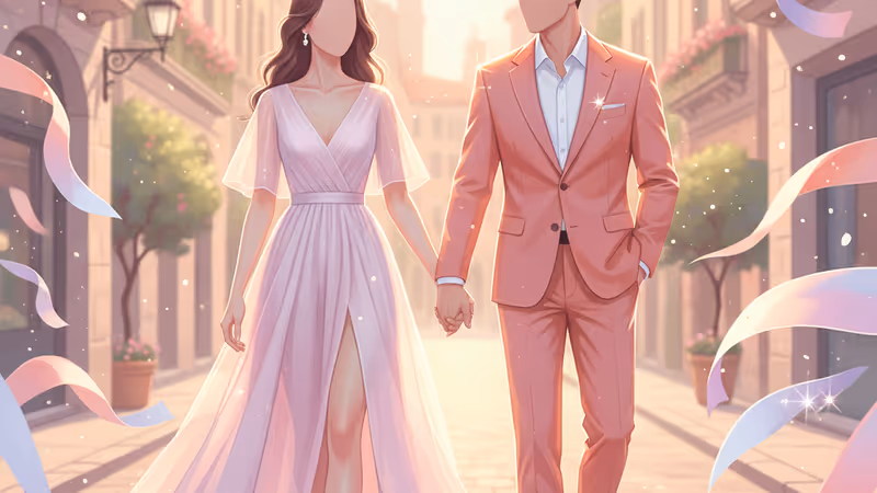 Kim Woo Bin and Shin Min Ah spotted together on a romantic street in Spain