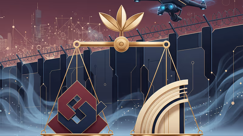 Surveillance drone over the inter-Korean border