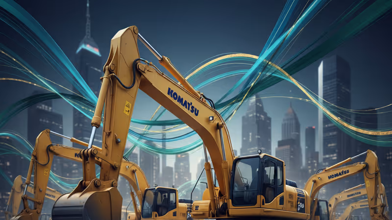 小松製作所在美國市場的建設機械設備